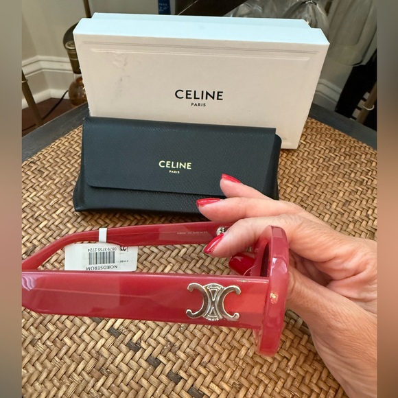 Celine Triomphe 52mm oval Sunglasses - Picture 1 of 9